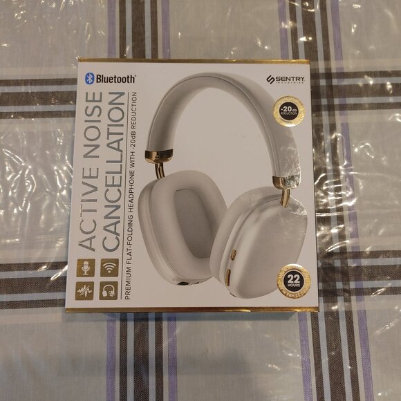 Sentry Industries Active Noise Cancellation Premium Flat-Folding Headphone - Picture 1 of 1